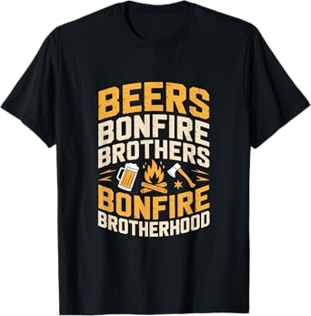 Beers Bonfire Brothers Bonfire Brotherhood T-Shirt