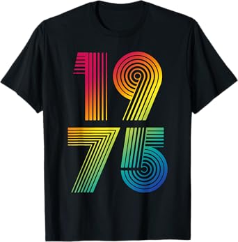 Retro 50 Year Birthday Funny 50 Year Old 1975 50th Birthday T-Shirt