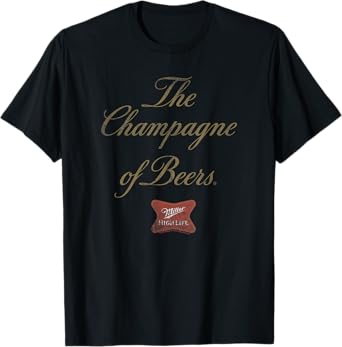 Coors Miller High Life Champagne of Beers Centered T-Shirt