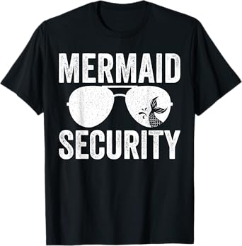 Mermaid Security Halloween Costume T-Shirt