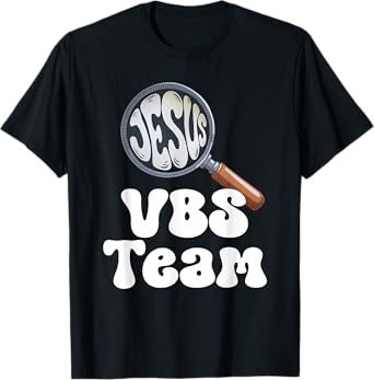 VBS 2025 Vacation Bible School VBS Team Hand Lens T-Shirt