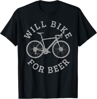 Funny Will Bike for Beer T-Shirt
