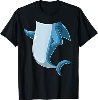 Easy Shark Costume Shark Body Headless Shark Costume T-Shirt