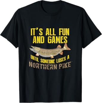Funny Northern Pike Fishing Freshwater Fish Gift Idea T-Shirt