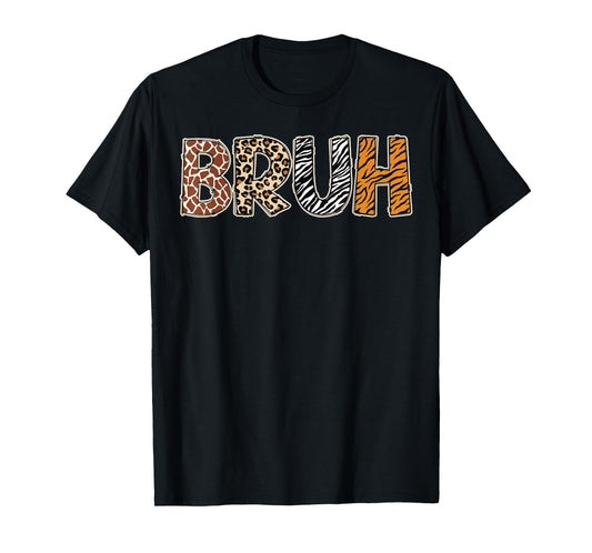 Safari Bruh Zookeeper Funny Animals Wildlife Boys Kids T-Shirt