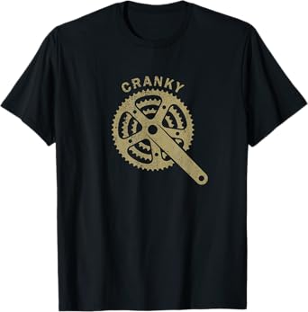 Cranky Vintage Bicycle Cranky Gift For Cycling Lovers Cranky T-Shirt
