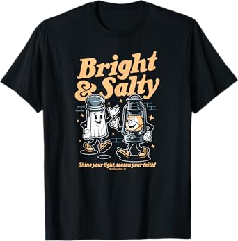 Salt & Light Of The World Matthew 5 Bible Verse Christian T-Shirt
