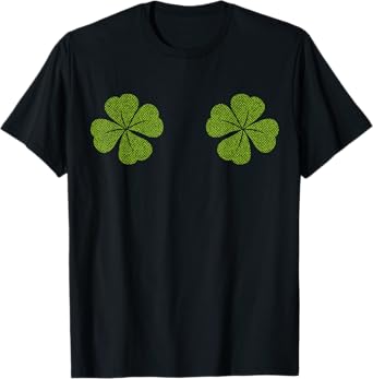 Saint Patricks Day Shamrock Boobs St.Patrick's Day Boobies T-Shirt