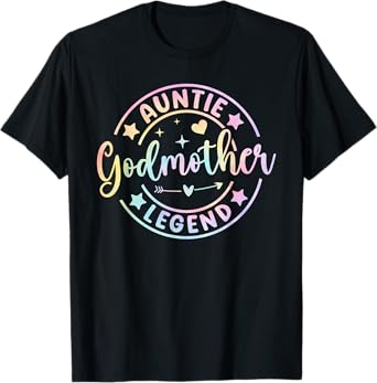 Auntie Godmother Legend Retro Godmama Mother's Day T-Shirt