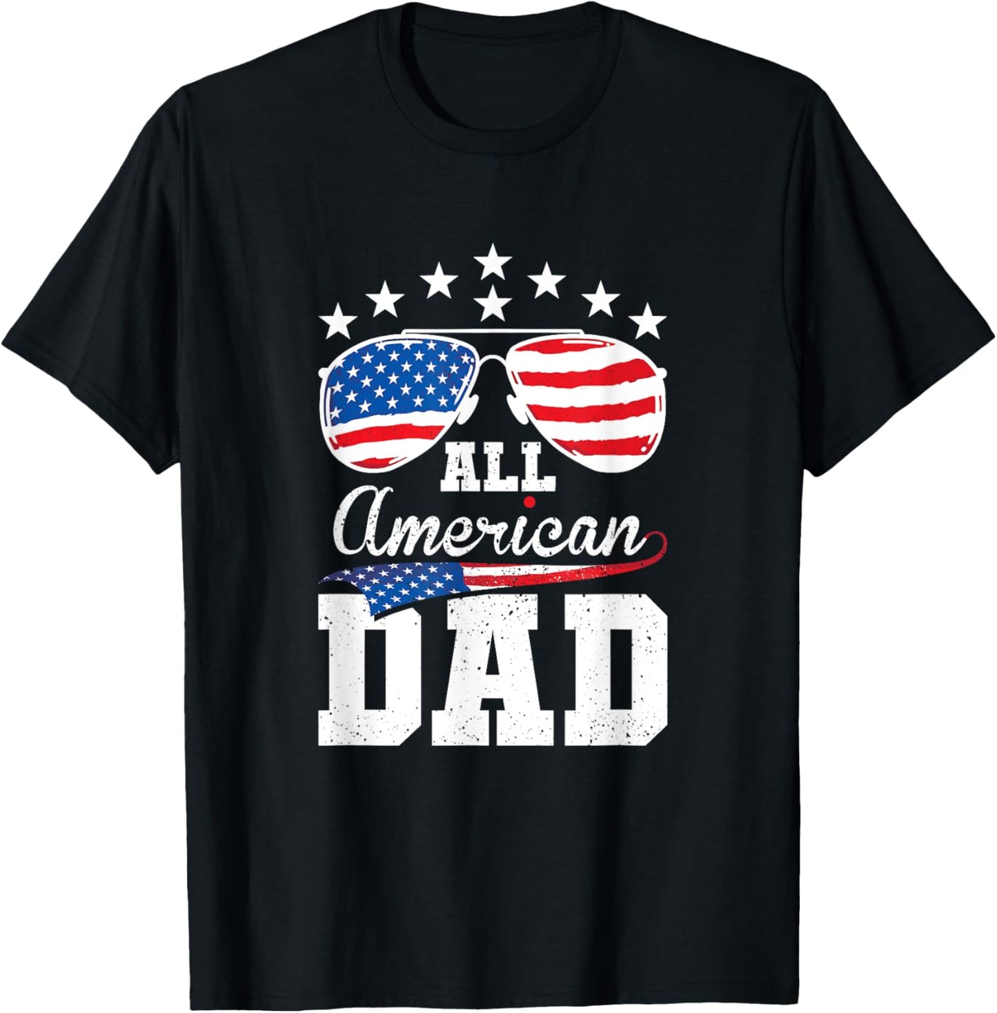 All American Dad 4th of July Matching Family T-Shirt
