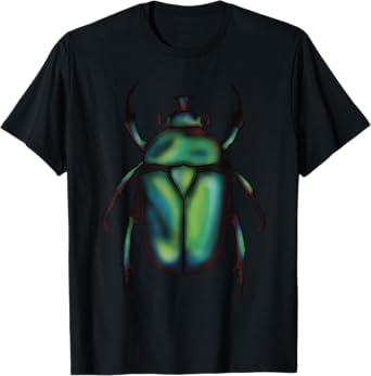Green Chafer Beetle, June Bug, Insect, Entomology T-Shirt