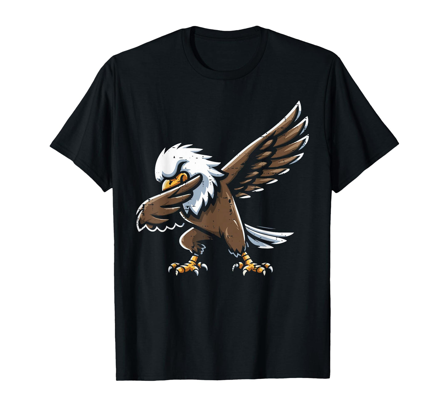 Dabbing Bald Eagle Funny Dance Wildlife Boys Kids Men Women T-Shirt