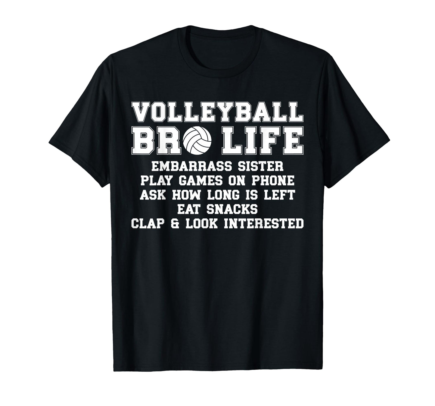 Volleyball Bro Life Volleyball Brother T-Shirt