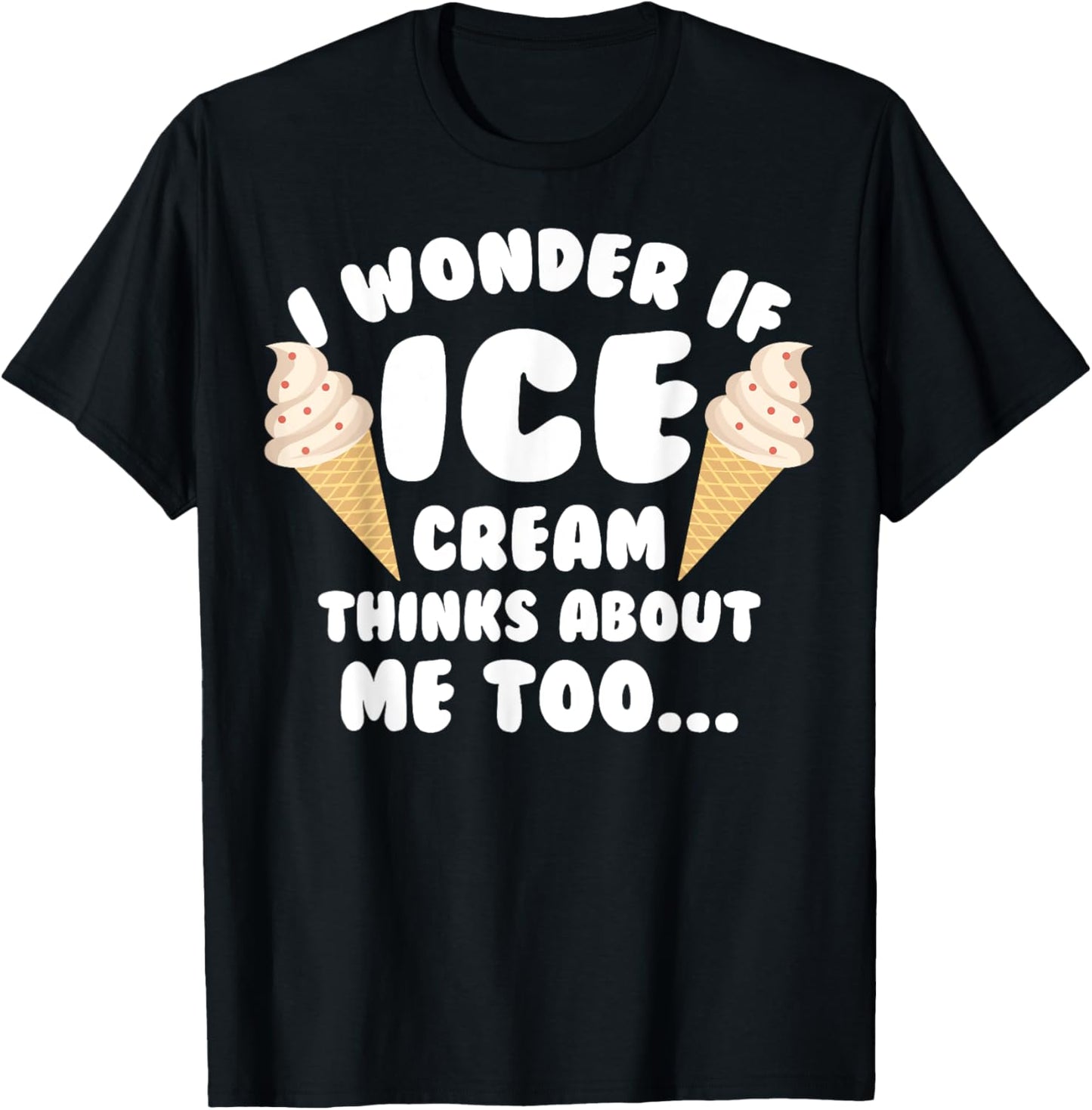 Cool Ice Cream Costume For Men Women Kids Adult Ice Cream T-Shirt
