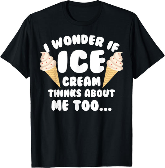 Cool Ice Cream Costume For Men Women Kids Adult Ice Cream T-Shirt