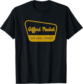 Gifford Pinchot National Forest Vintage Inspired Sign T-Shirt