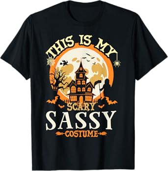 Matching My Scary Sassy Halloween Costume T-Shirt