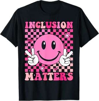 Inclusion Matters Groovy Special Education Teacher T-Shirt