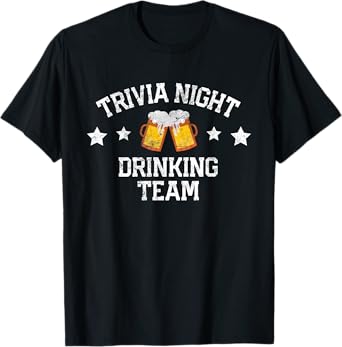 Trivia Night Drinking Team Quiz Game Matching Group T-Shirt