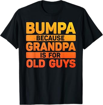 Bumpa Design For Grandpa From Grandkids Father's Day Bumpa T-Shirt