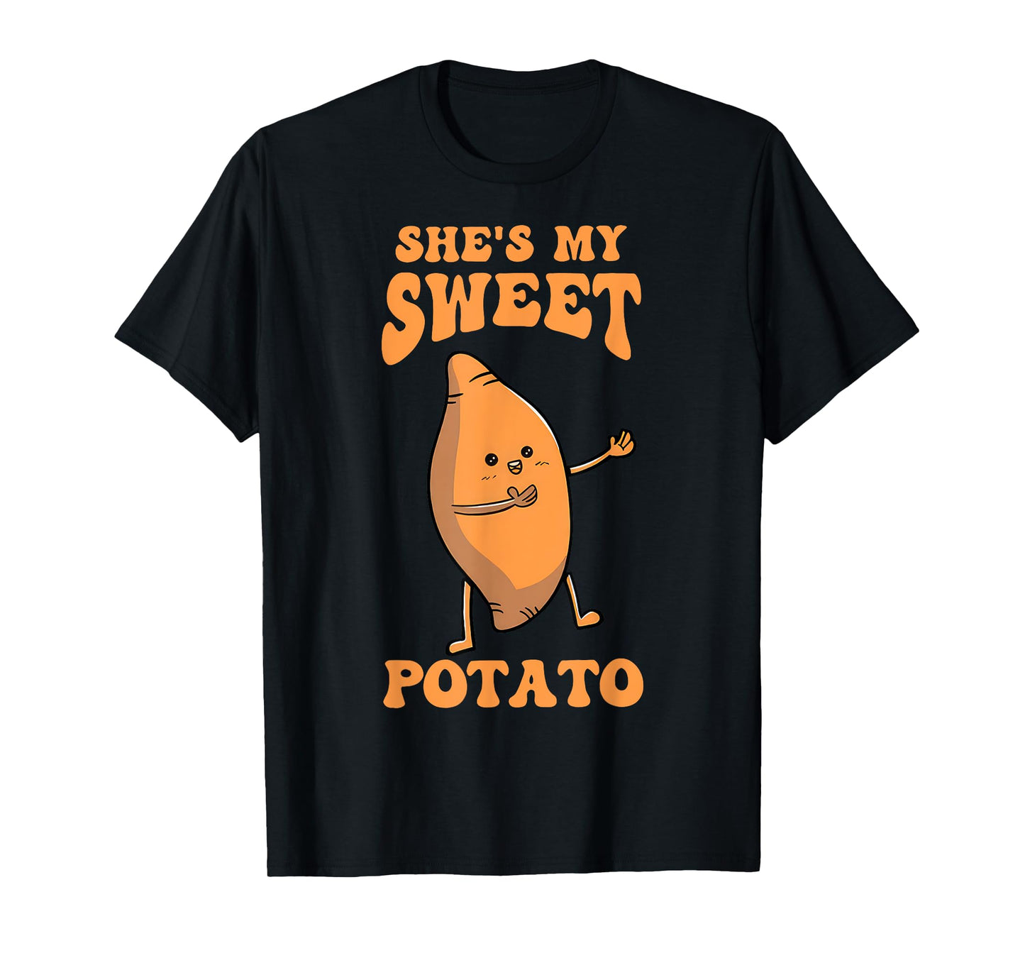 Thanksgiving Matching Couple She's My Sweet Potato I Yam T-Shirt