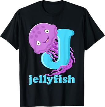 J For Jellyfish Jellyfish T-Shirt