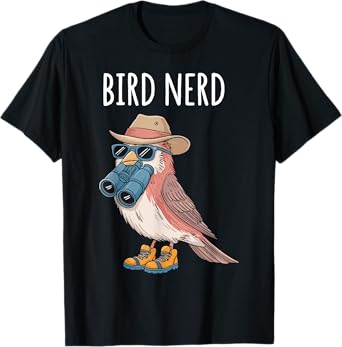 Bird Nerd Humor for Bird Watching Lovers Present Design T-Shirt