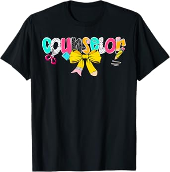 Counselor Teacher First Day Of School Funny Back To School T-Shirt