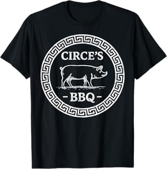 Circe's BBQ Greek Mythology Joke Meat Smoking Grill & BBQ T-Shirt