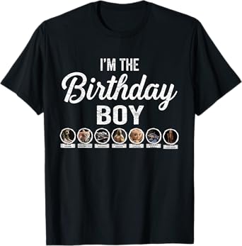 I'm The Birthday Boy Funny Italian Brainrot Meme Party T-Shirt