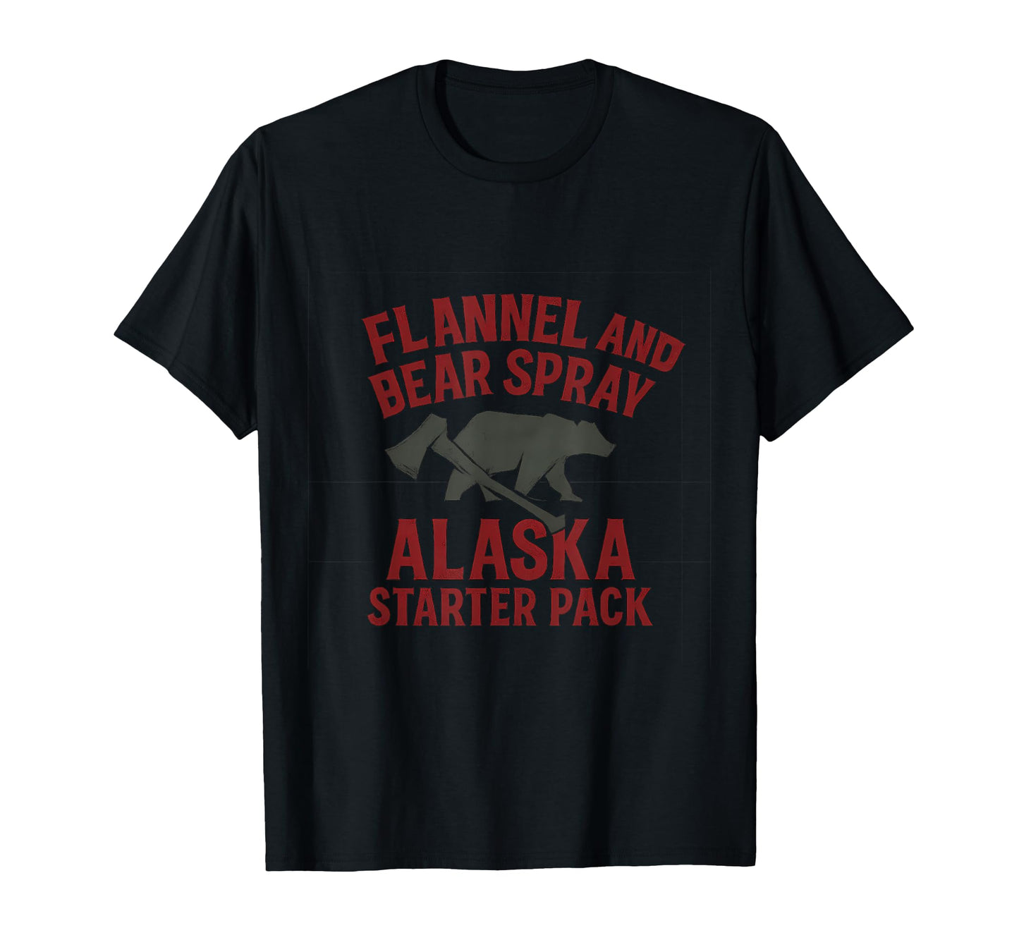 Alaska Starter Pack Flannel & Bear Spray Graphic T-Shirt