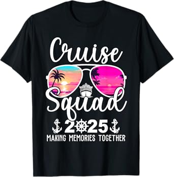 Cruise Squad 2025 Cruise Squad Cruising Summer Vacation Trip T-Shirt