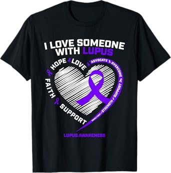Men Women Mom Wife Gifts Products Daughter Lupus Awareness T-Shirt