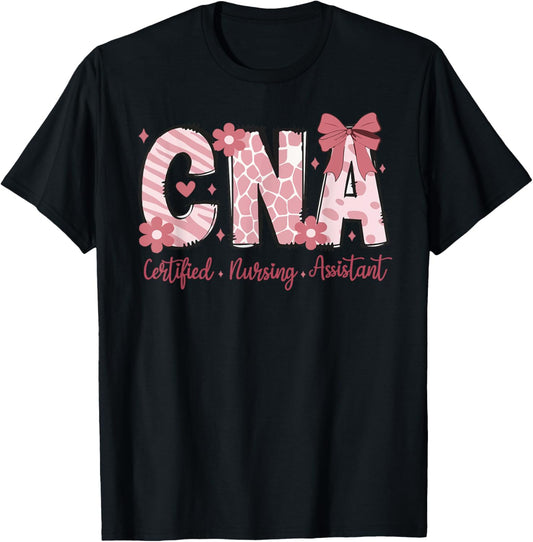 CNA Week Nursing Stethoscope Coquette Bow CNA Week Nursing T-Shirt