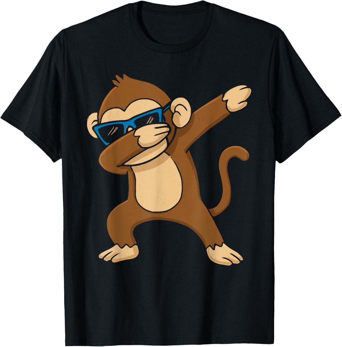 Funny Dabbing Monkey with Sunglasses T-Shirt