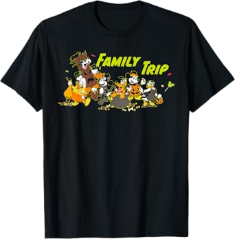Disney Family Trip Halloween Costume Mickey & Friends T-Shirt