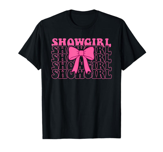 Show Girl Era Coquette Bow Graphic Outfit for Women Girls T-Shirt