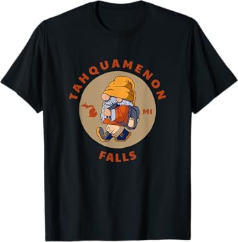 Tahquamenon Falls State Park Michigan Gnome MI Vacation T-Shirt