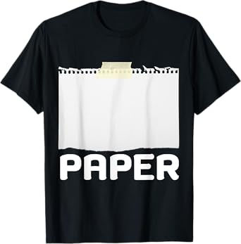 Rock Paper Scissors Group Halloween Costume Tee T-Shirt