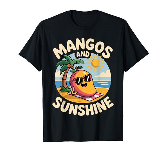 Mango Art For Men Women Vegetarian Mango Fruit Mango Lover T-Shirt