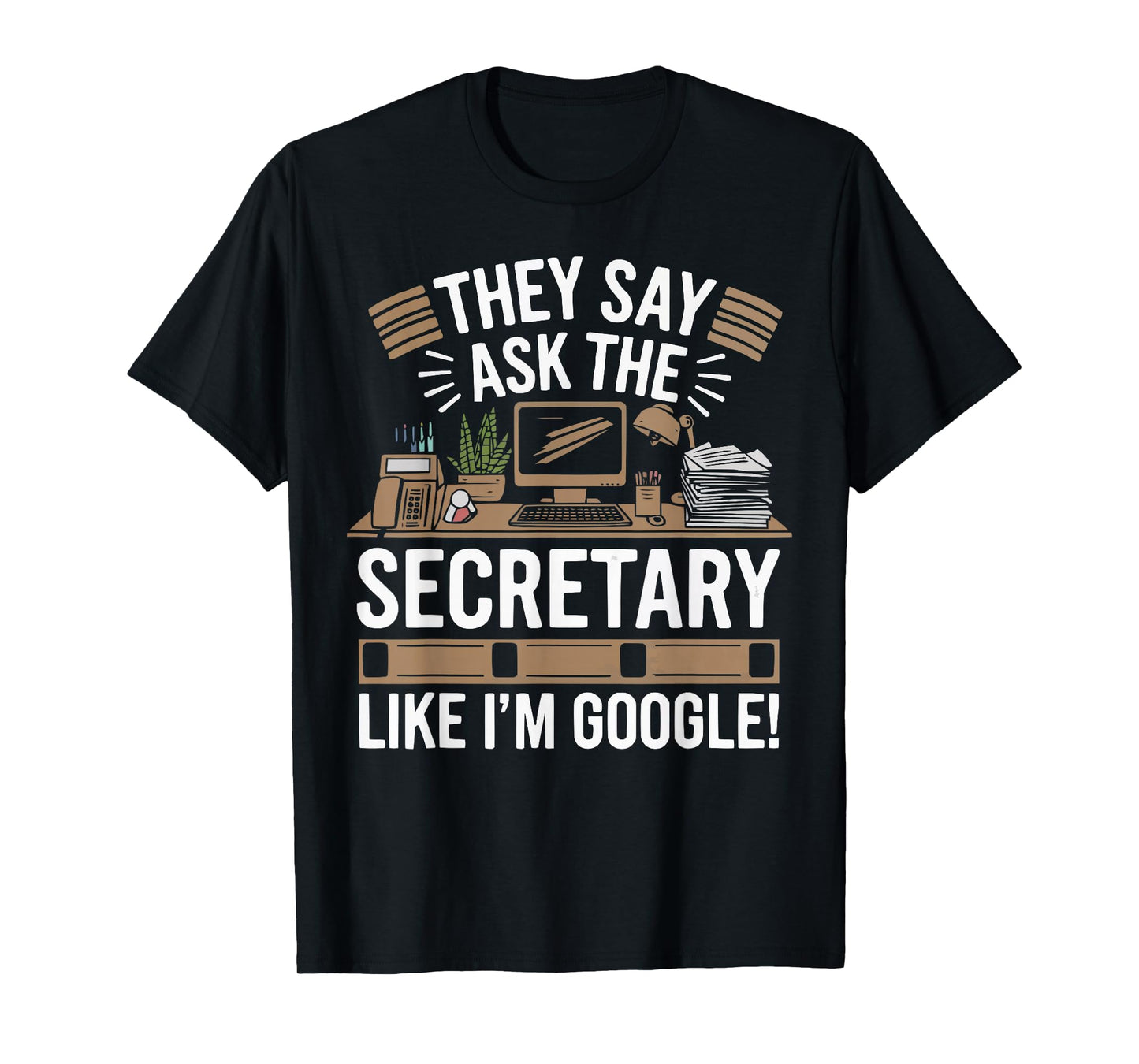 School Secretary Girl Attendance Job Profession T-Shirt