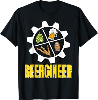 Funny Beergineer Brewing Humor for Beer Lovers T-Shirt