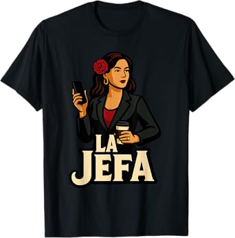 La Jefa The Boss in Spanish Funny Mexican Quote T-Shirt