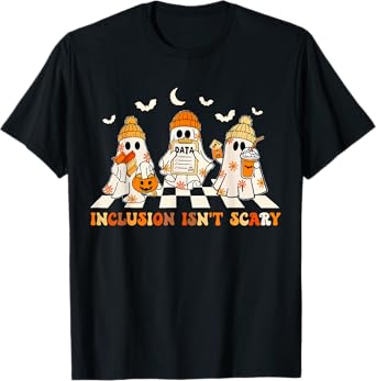 Funny Sped Teacher Halloween Ghost Inclusion Isn't Scary T-Shirt