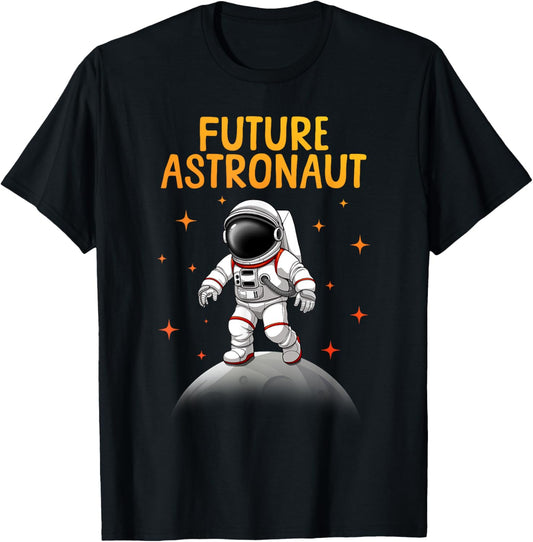 Cool Astronaut Art For Boys Kids Toddler Outer Space Galaxy T-Shirt