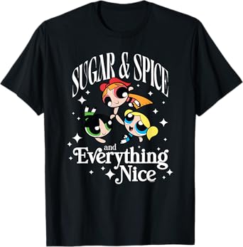 The Powerpuff Girls Sugar & Spice And Everything Nice Team T-Shirt