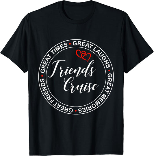 Friends cruise 2025 vacation trip cruising friends Matching T-Shirt