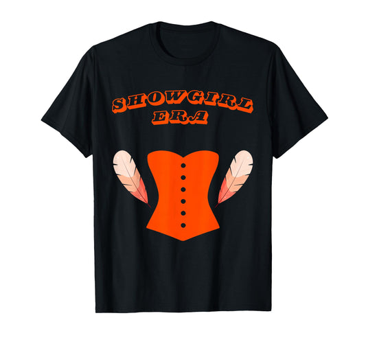Showgirl Era Corset Feathers Cabaret T-Shirt