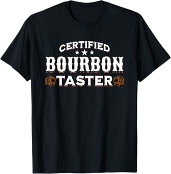 Vintage Certified Bourbon Taster for Whiskey Fan T-Shirt