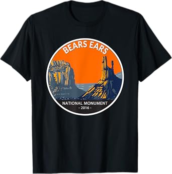 Bears Ears National Monument Utah Vintage Circle T-Shirt